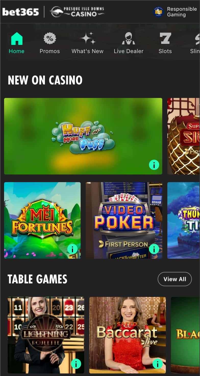 Bet365 online casino Pennsylvania